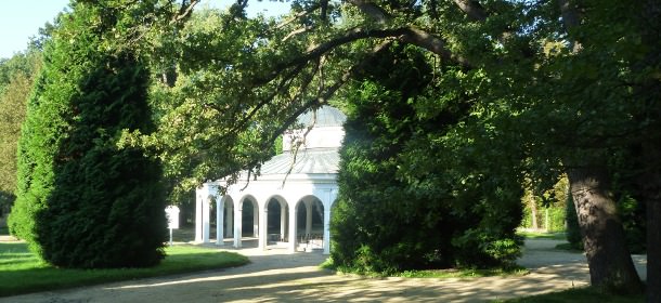 Die Luisenquelle im Kurpark von Franzensbad 