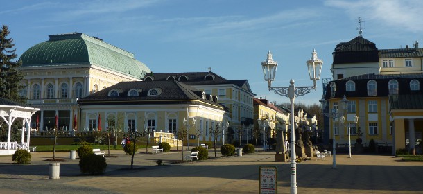 Die Kurmitte von Franzensbad 