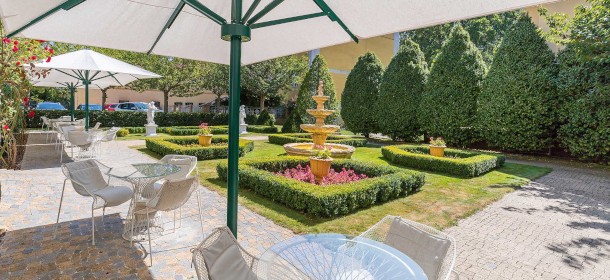 Der neue Relaxgarten des 4-Sterne Kurhotels Bajkal