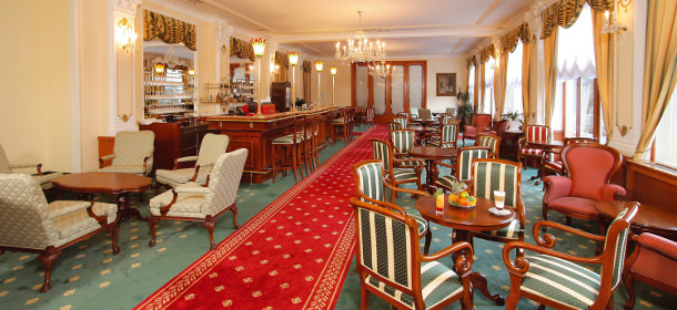 Das Café des Kurhotels Richmond