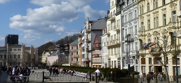 Die Kurzone vom Karlsbad, bis zum berühmten Grandhotel PUPP