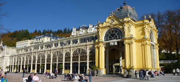 Der Kurort Marienbad in Tschechien