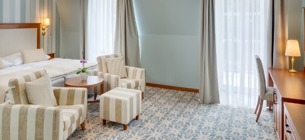 Maria Spa Superior Doppelzimmer mit großzügigem Balkon (Südseite)