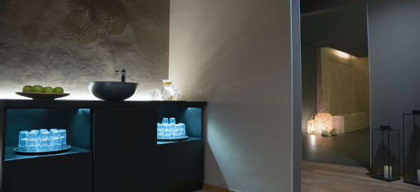 Der neue, moderne Spa Bereich 