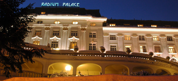 Das 4-Sterne Kurhotel Radium Palace in Jachymov (Radonbäder)