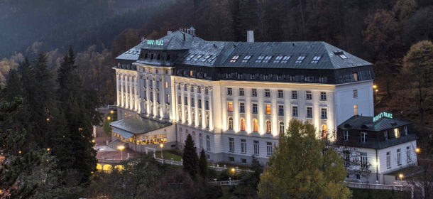 Kurort Jachymov am Rande des Erzgebirges (Radonbäder)