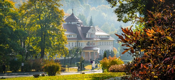 Der Kurort Jachymov - St. Joachimsthal in Tschechien 