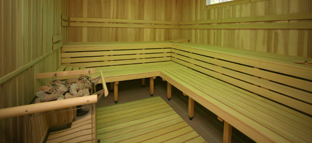 Klassische finnische Sauna